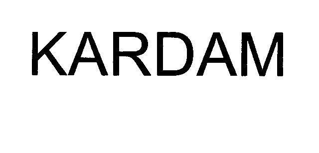 Mẫu nhãn hiệu KARDAM