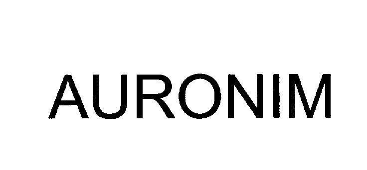 Mẫu nhãn hiệu AURONIM