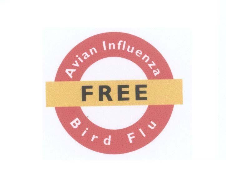 Mẫu nhãn hiệu Avian Influenza Bird Flu FREE