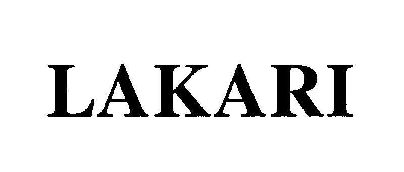 Mẫu nhãn hiệu LAKARI