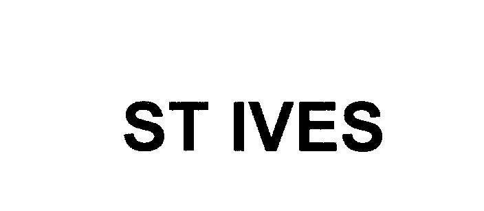 Mẫu nhãn hiệu ST IVES