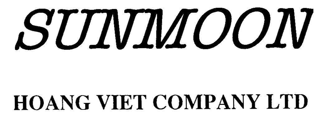 Mẫu nhãn hiệu SUNMOON HOANG VIET COMPANY LTD