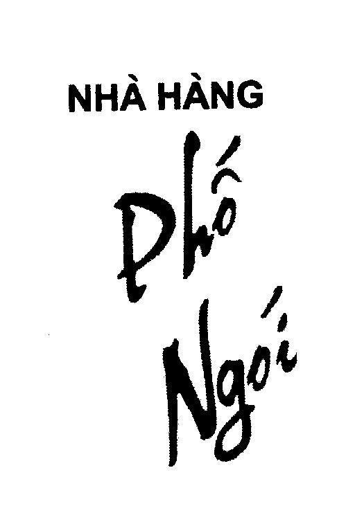 Mẫu nhãn hiệu Nhà hàng Phố Ngói