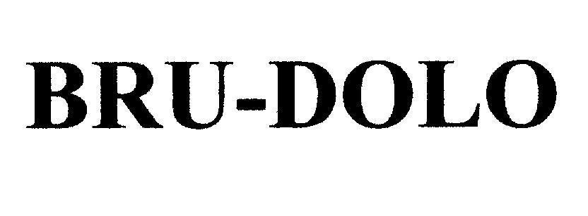 Mẫu nhãn hiệu BRU - DOLO