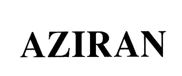 Mẫu nhãn hiệu AZIRAN