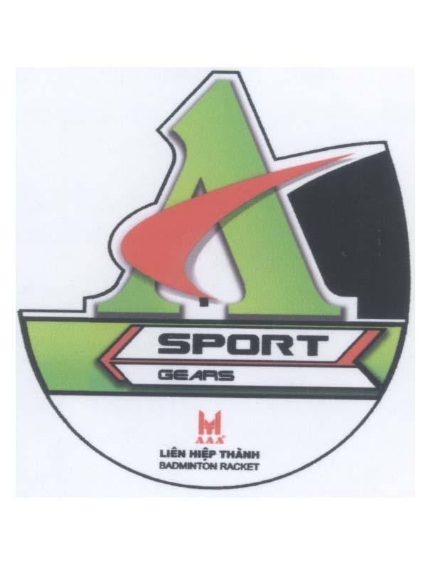 Mẫu nhãn hiệu Liên Hiệp Thành A LHT AAA SPORT GEARS BADMINTON RACKET