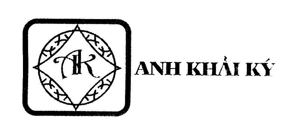 Mẫu nhãn hiệu Anh Khải Ký AK