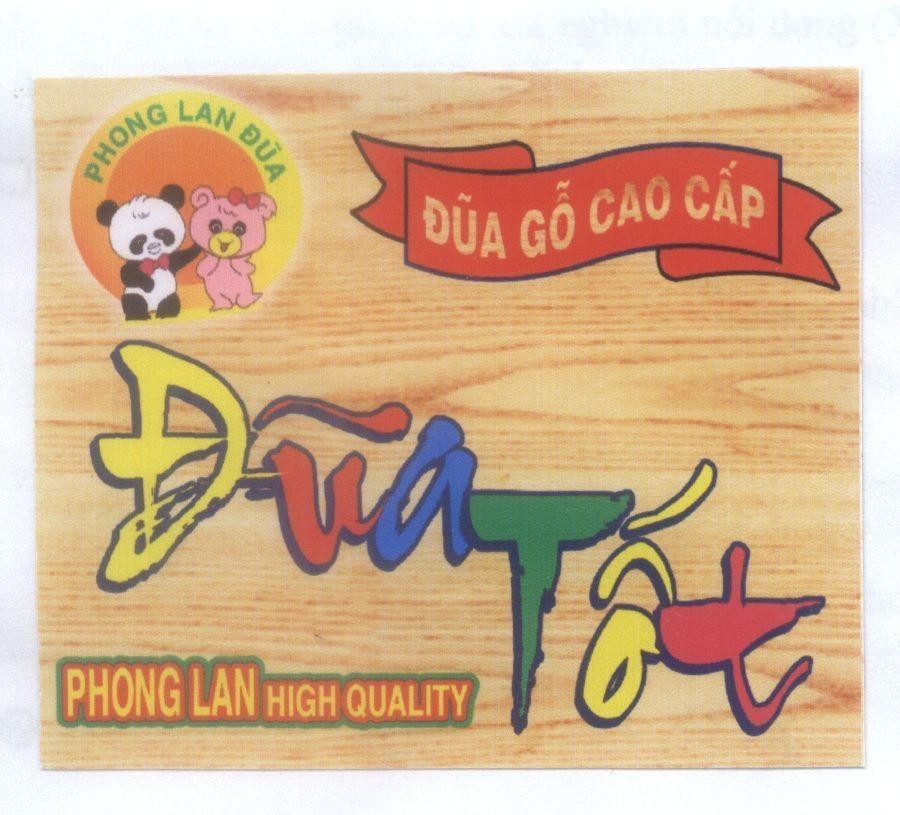 Mẫu nhãn hiệu Phong Lan đũa PHONG LAN HIGH QUALITY Đũa tốt đũa gỗ cao cấp