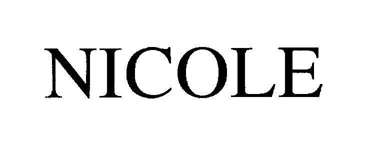 Mẫu nhãn hiệu NICOLE