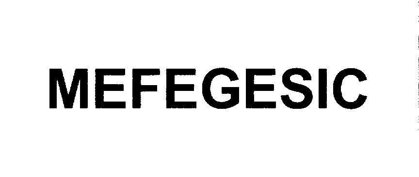 Mẫu nhãn hiệu MEFEGESIC