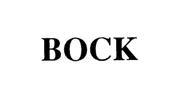 Mẫu nhãn hiệu BOCK