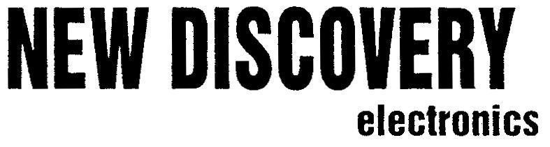 Mẫu nhãn hiệu NEW DISCOVERY electronics
