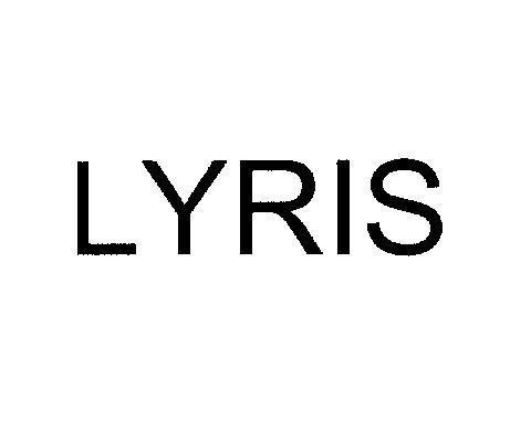 Mẫu nhãn hiệu LYRIS
