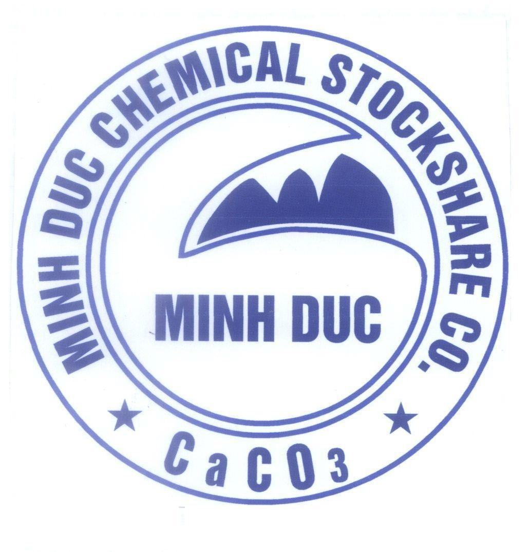 Mẫu nhãn hiệu MINH DUC MINH DUC CHEMICAL STOCKSHARE CO. CaCO3