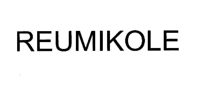 Mẫu nhãn hiệu REUMIKOLE