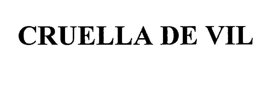 Mẫu nhãn hiệu CRUELLA DE VIL