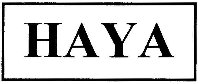 Mẫu nhãn hiệu HAYA