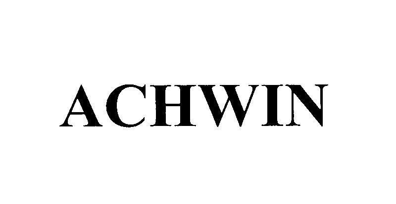 Mẫu nhãn hiệu ACHWIN