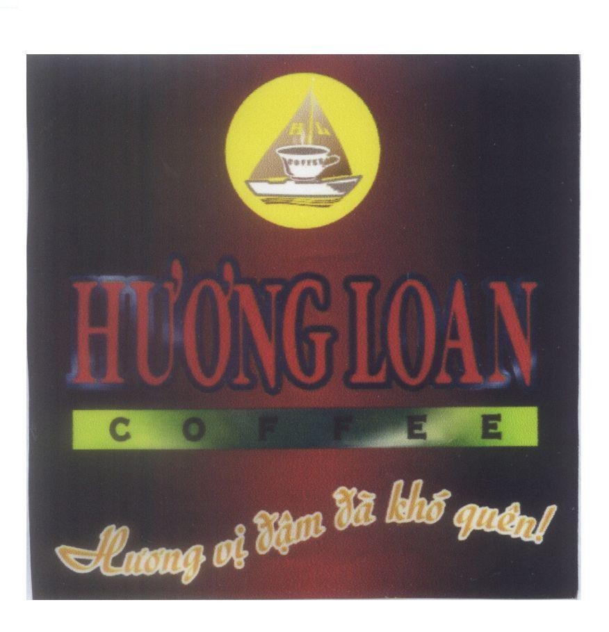 Mẫu nhãn hiệu HL Hương Loan COFFEE Hương vị đậm đà khó quên!