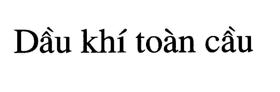Mẫu nhãn hiệu Dầu khí toàn cầu