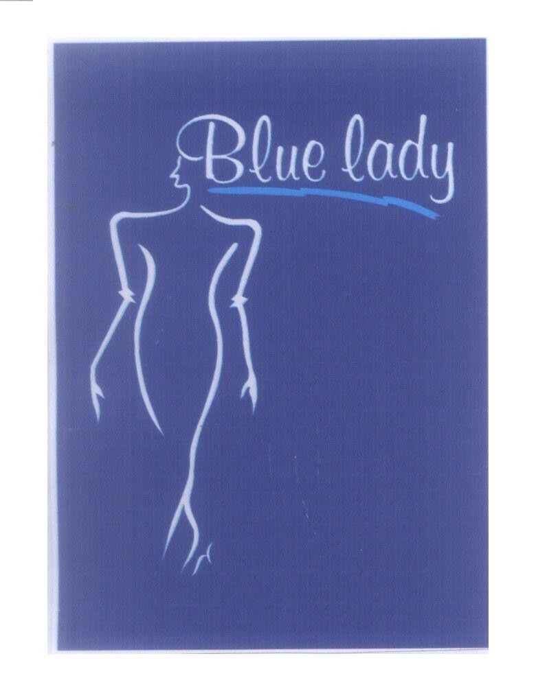 Mẫu nhãn hiệu Blue lady
