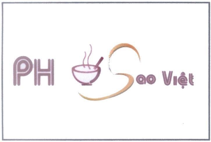 Mẫu nhãn hiệu Phở Sao Việt
