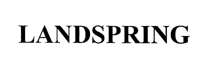 Mẫu nhãn hiệu LANDSPRING