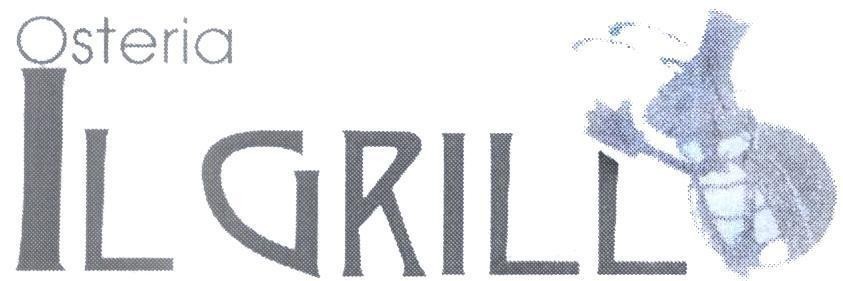 Mẫu nhãn hiệu Osteria IL GRILLO