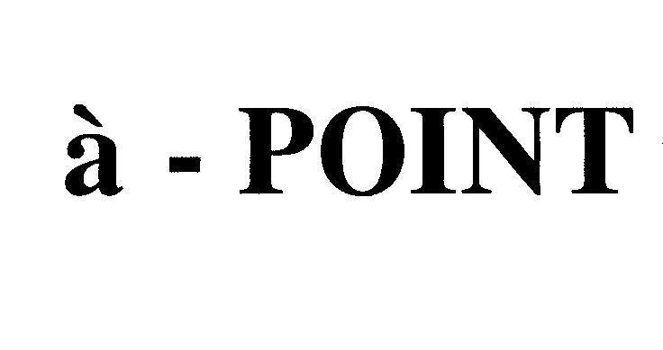 Mẫu nhãn hiệu à - POINT