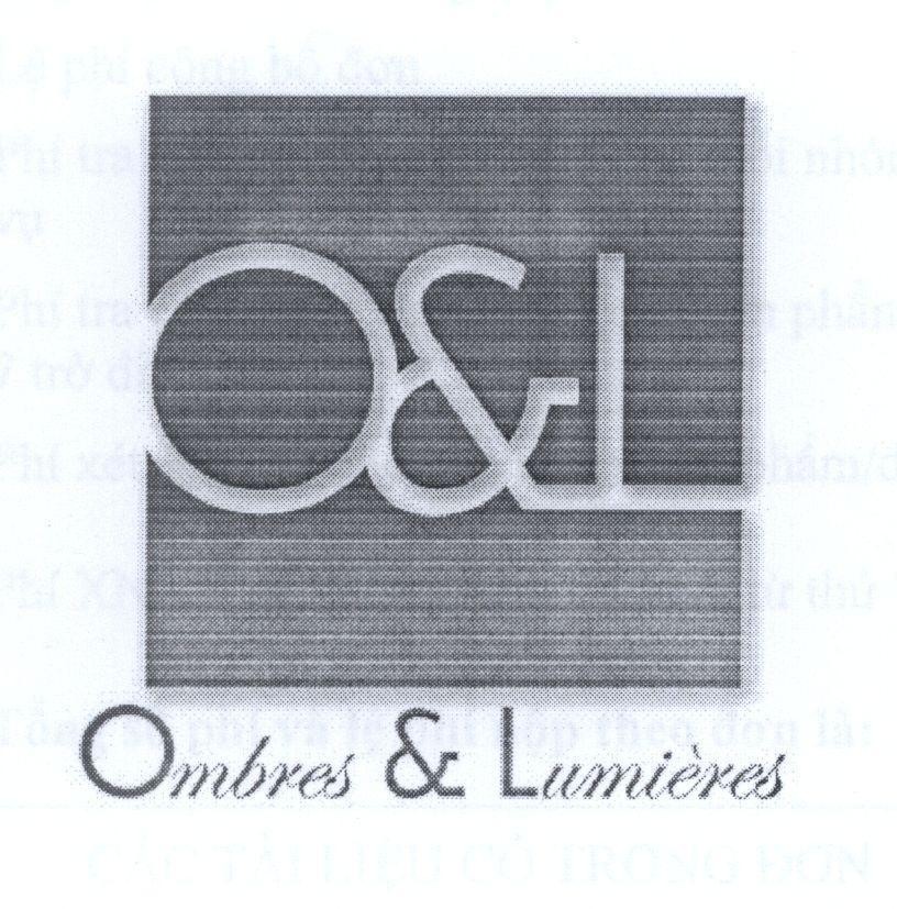 Mẫu nhãn hiệu O&L Ombres & Lumières