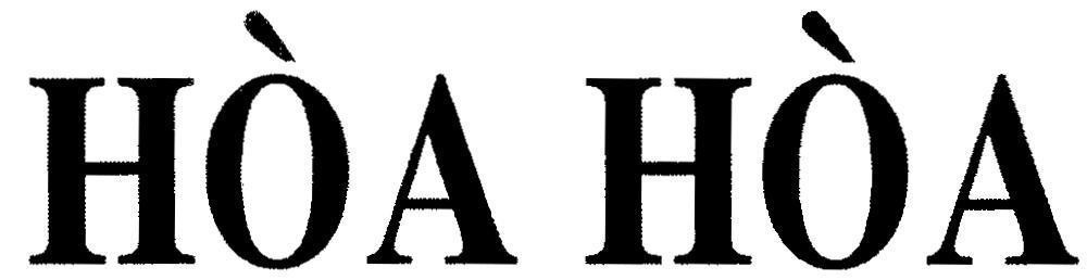 Mẫu nhãn hiệu Hòa Hòa