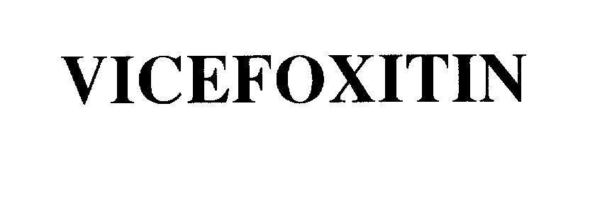 Mẫu nhãn hiệu VICEFOXITIN