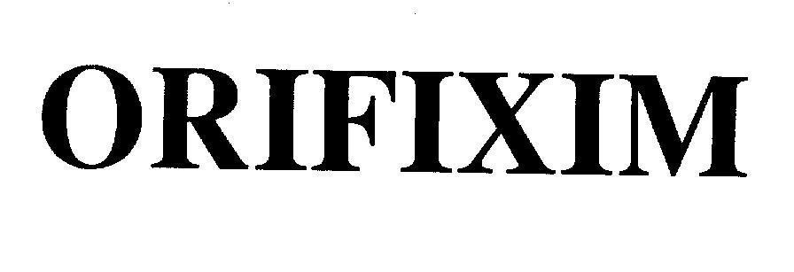Mẫu nhãn hiệu ORIFIXIM