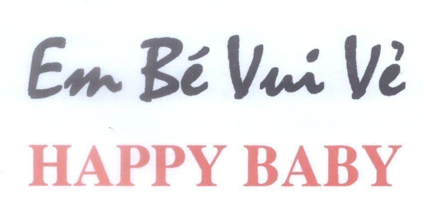 Mẫu nhãn hiệu Em Bé Vui Vẻ HAPPY BABY