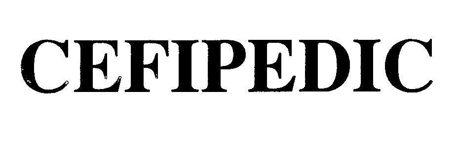 Mẫu nhãn hiệu CEFIPEDIC