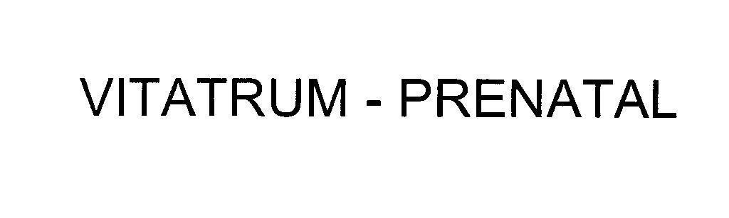Mẫu nhãn hiệu VITATRUM - PRENATAL