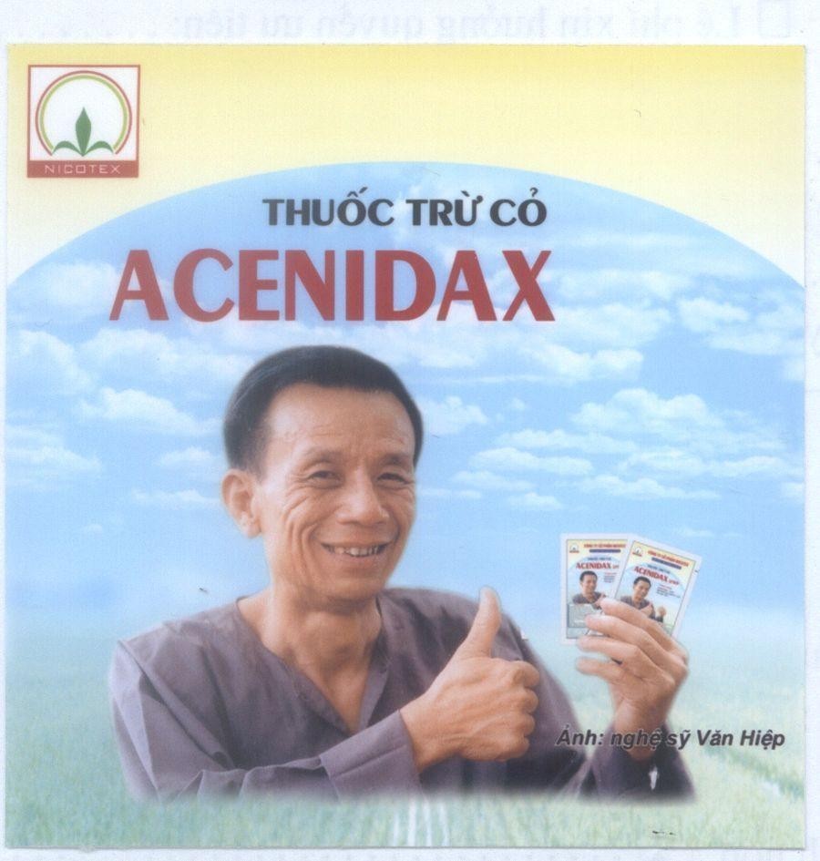 Mẫu nhãn hiệu NICOTEX Thuốc trừ cỏ ACENIDAX Văn Hiệp