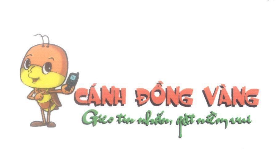 Mẫu nhãn hiệu Cánh Đồng Vàng Gieo tin nhắn gặt niềm vui