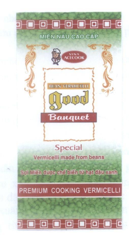 Mẫu nhãn hiệu VINA ACECOOK Good Banquet