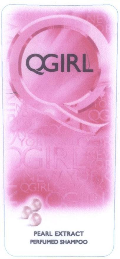 Mẫu nhãn hiệu Q QGIRL NEW YORK PEARL EXTRACT PERFUMED SHAMPOO