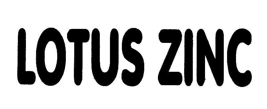 Mẫu nhãn hiệu LOTUS ZINC