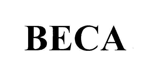 Mẫu nhãn hiệu BECA
