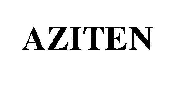 Mẫu nhãn hiệu AZITEN