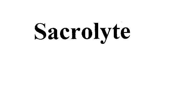 Mẫu nhãn hiệu Sacrolyte