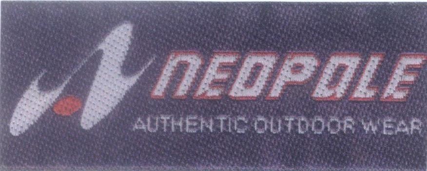 Mẫu nhãn hiệu W A NEOPOLE AUTHENTIC OUTDOOR WEAR