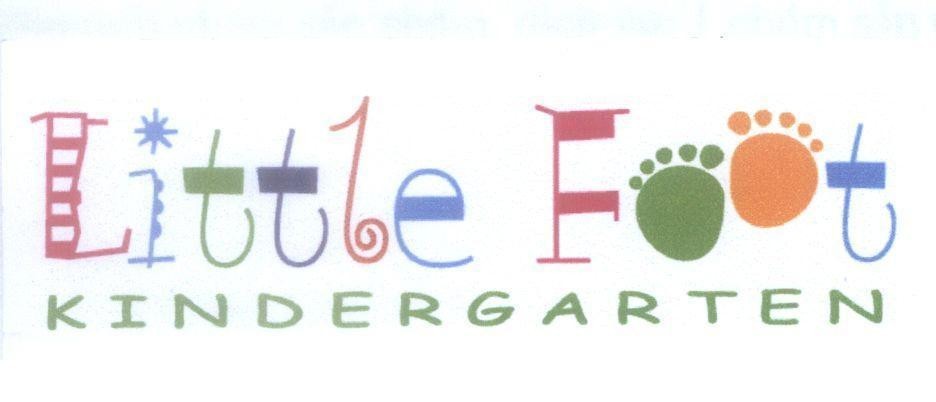 Mẫu nhãn hiệu Little Foot KINDERGARTEN