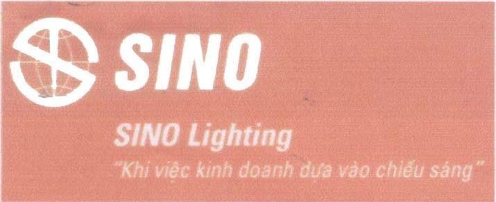 Mẫu nhãn hiệu S SINO SINO Lighting "Khi việc kinh doanh dựa vào chiếu sáng"
