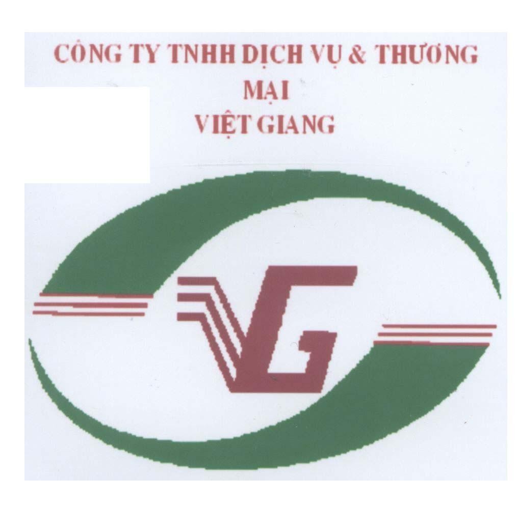 Mẫu nhãn hiệu Việt Giang VG V G Công Ty TNHH Dịch Vụ & Thương Mại