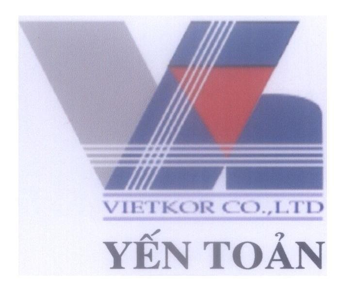 Mẫu nhãn hiệu VH VIETKOR CO., LTD Yến Toản