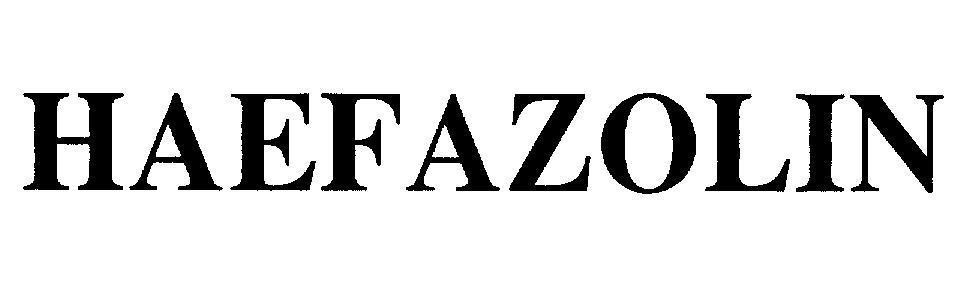 Mẫu nhãn hiệu HAEFAZOLIN